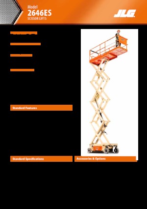 Scherenbühnen auf Rädern JLG 2646ES