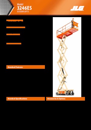 Scherenbühnen auf Rädern JLG 3246ES