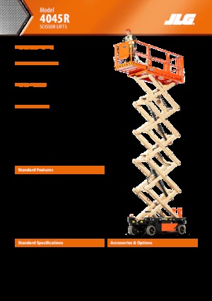 Scherenbühnen auf Rädern JLG R4045 