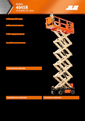 Scherenbühnen auf Rädern JLG R4045 