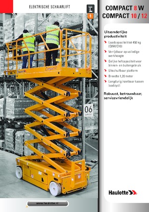 Scherenbühnen auf Rädern Haulotte Compact 10