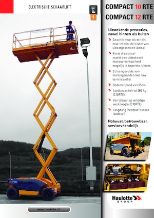 Scherenbühnen auf Rädern Haulotte Compact 10 RTE