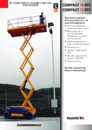 Scherenbühnen auf Rädern Haulotte Compact 10 RTE
