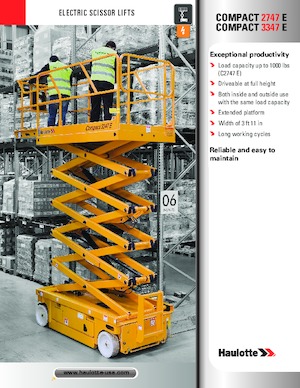 Scherenbühnen auf Rädern Haulotte COMPACT 3347 E