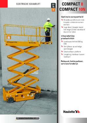 Scherenbühnen auf Rädern Haulotte Compact 10N