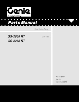 Scherenbühnen auf Rädern Genie GS-2668 E