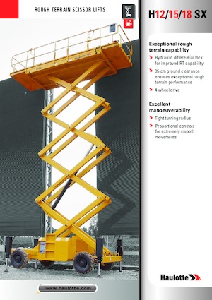 Scherenbühnen auf Rädern Haulotte H15 SX