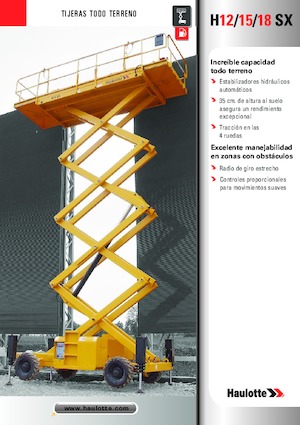 Scherenbühnen auf Rädern Haulotte H15 SX