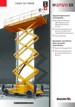 Scherenbühnen auf Rädern Haulotte H15 SX