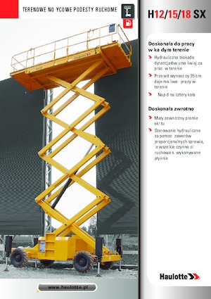 Scherenbühnen auf Rädern Haulotte H15 SX