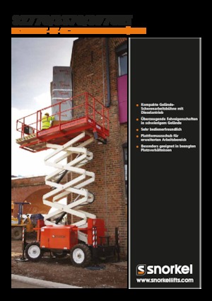 Scherenbühnen auf Rädern Snorkel S2770RT