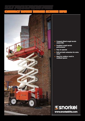 Scherenbühnen auf Rädern Snorkel S2770RT