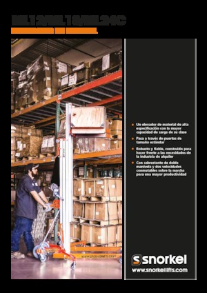 Scherenbühnen auf Rädern Snorkel S3010P