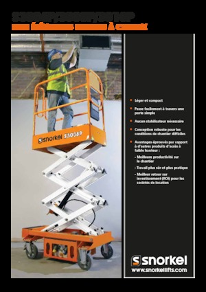 Scherenbühnen auf Rädern Snorkel S3010P