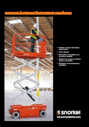 Scherenbühnen auf Rädern Snorkel S3019E