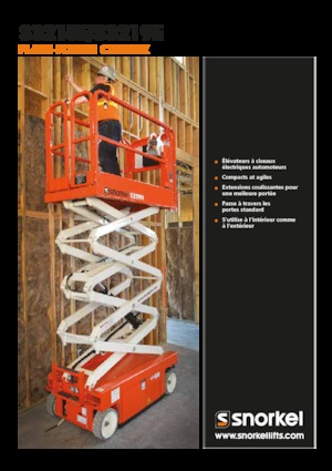 Scherenbühnen auf Rädern Snorkel S3215E