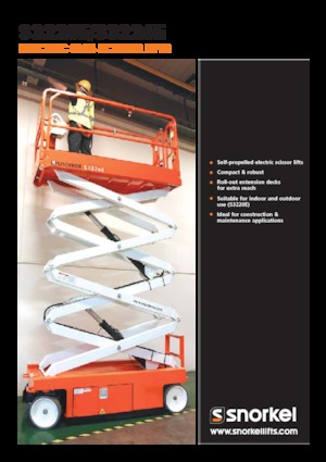 Scherenbühnen auf Rädern Snorkel S3226E