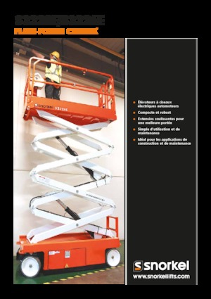 Scherenbühnen auf Rädern Snorkel S3226E