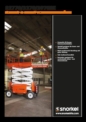 Scherenbühnen auf Rädern Snorkel S3370BE