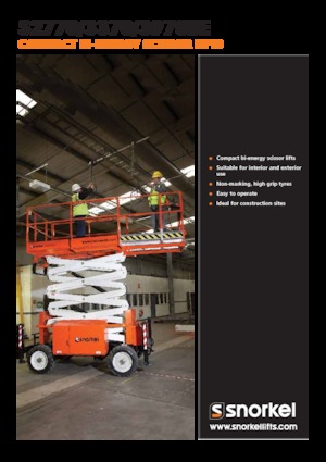 Scherenbühnen auf Rädern Snorkel S3370BE