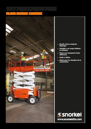 Scherenbühnen auf Rädern Snorkel S3370BE