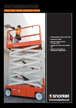 Scherenbühnen auf Rädern Snorkel S4732E