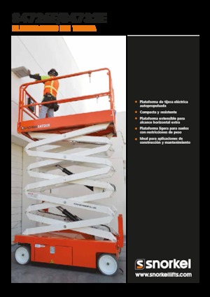 Scherenbühnen auf Rädern Snorkel S4732E