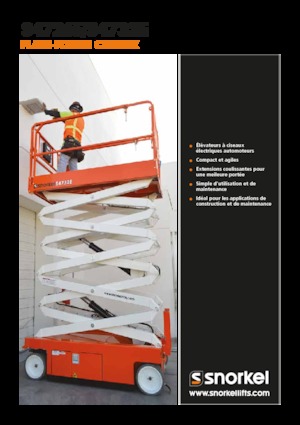 Scherenbühnen auf Rädern Snorkel S4732E