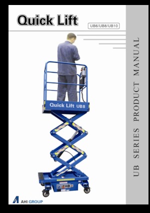 Scherenbühnen auf Rädern AHI UB8