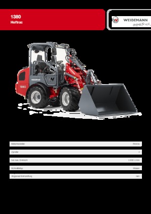 Hoflader Weidemann 1380