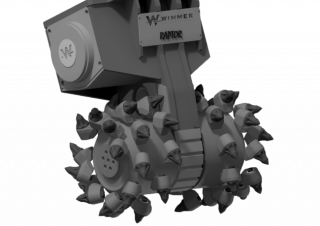 Anbaugeräte Anbaufräsköpfe (hydr.) WIMMER WFR 400-24