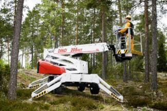 Gelenk Arbeitsbühnen Gelenkarbeitsbühnen auf Rädern Dino Lift Rhino 205 RXT