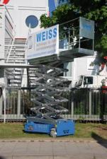 Scherenbühnen Scherenbühnen auf Rädern Weiss SAB A-66