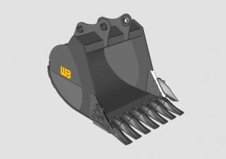 Anbaugeräte Schaufel Baggerschaufel Werk-Brau EX12SD