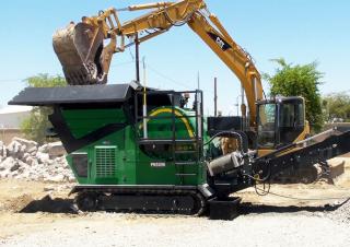 Bauschutt-Recyclinganlagen Komplet LEM TRACK 6040