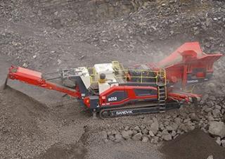 Bauschutt-Recyclinganlagen Sandvik QI353