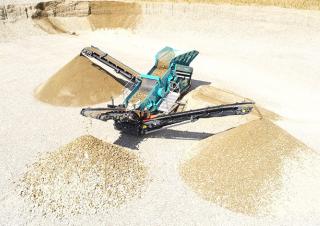 Mobile Siebanlagen Powerscreen Titan 600