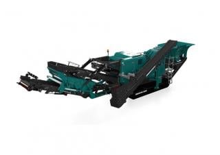 Bauschutt-Recyclinganlagen Powerscreen Trakpactor 260SR