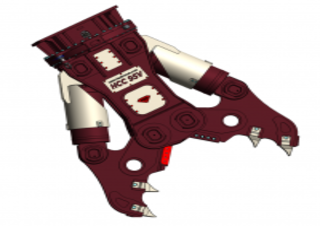 Anbaugeräte Beton-Abbruchzangen Hydra Ram HCC-6V*