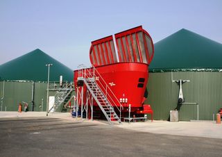 Fütterungstechnik Biogas Mischer Trioliet Solomix 2-3000