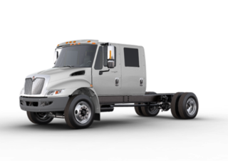 LKW Fahrgestell International Durastar 4300 107 SBA Crew Cab Cummins B6.7