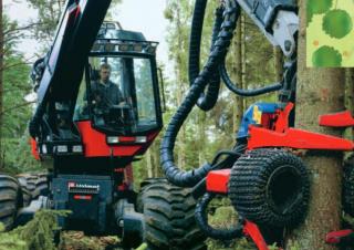 Forstmaschinen Forst-Vollernter Valmet 911.1