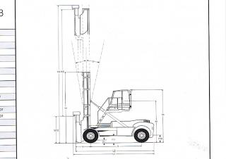 Linde C 80/3 Abmessungen und Größe