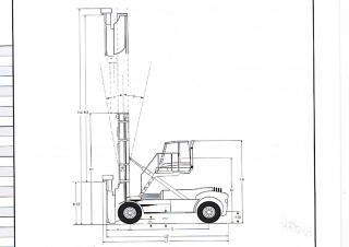 Linde C 80/4 Abmessungen und Größe