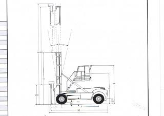 Linde C 80/5 Abmessungen und Größe