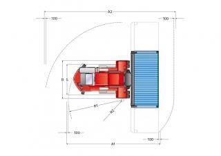 Kalmar DCE 80-45 E7 Abmessungen und Größe