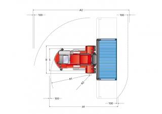 Kalmar DCE 80-45 E8 Abmessungen und Größe