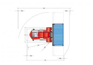 Kalmar DCE 90-45 E7 Abmessungen und Größe