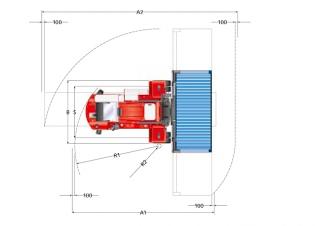 Kalmar DCF 100-45 E7 Abmessungen und Größe