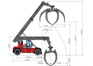 Kalmar RTD3026 Abmessungen und Größe